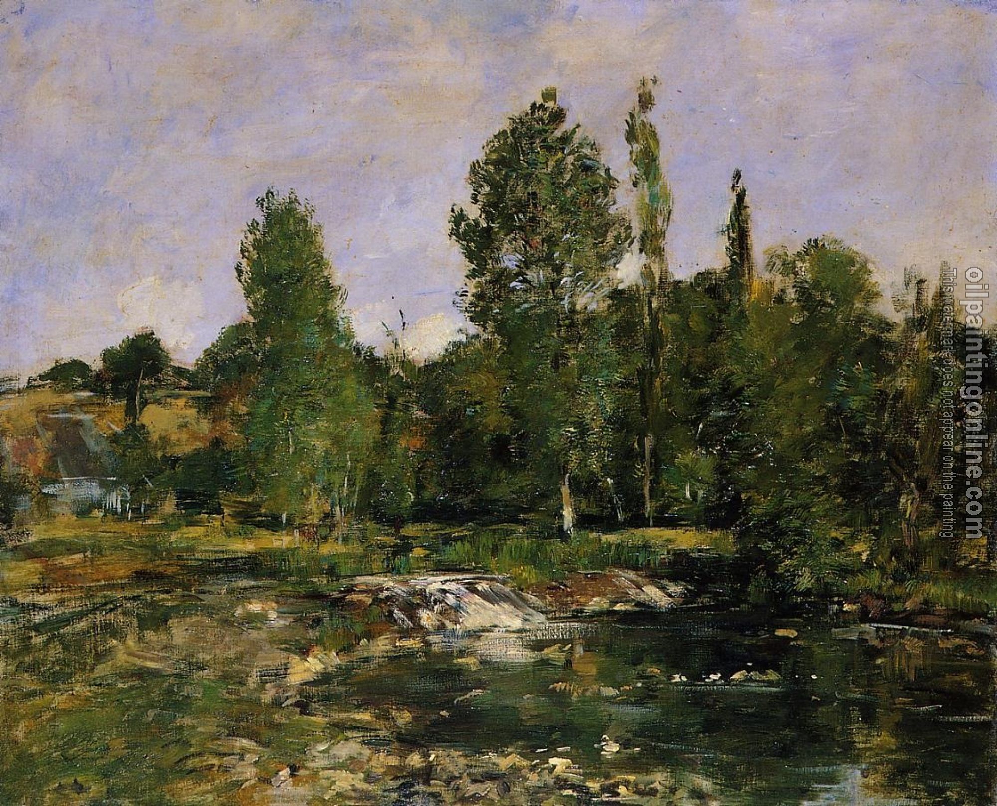 Boudin, Eugene - Saint-Cenery, a Pond